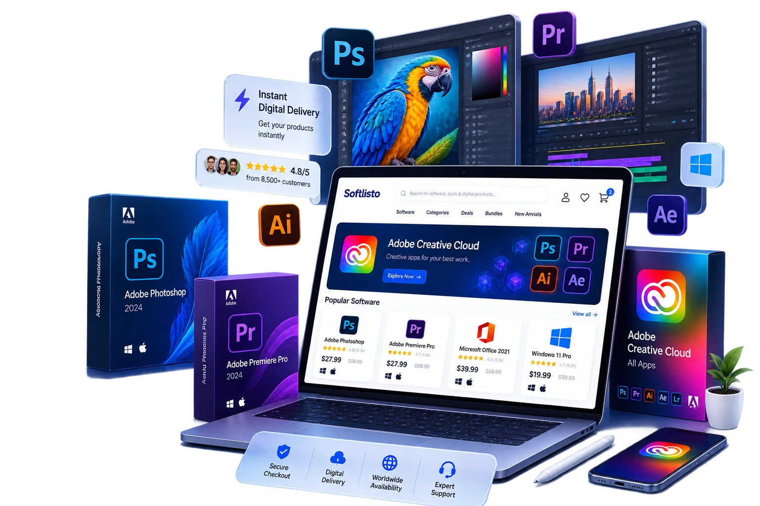 Premium software store for Windows and Mac