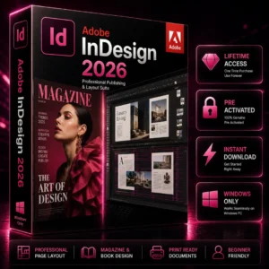 Adobe InDesign for Windows 2026 – Lifetime Activation