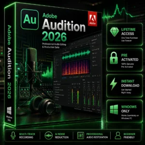 Adobe Audition for Windows 2026 – Lifetime Activation