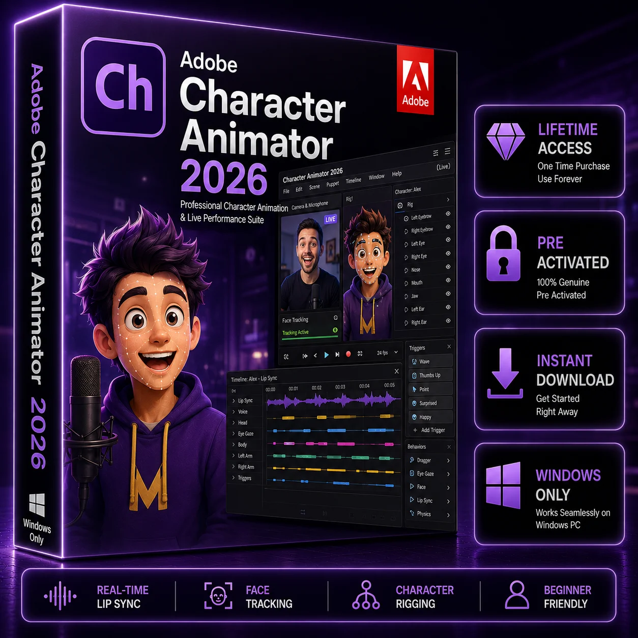 Adobe Character Animator for Windows