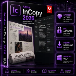Adobe InCopy 2026 for Windows – Lifetime Activation